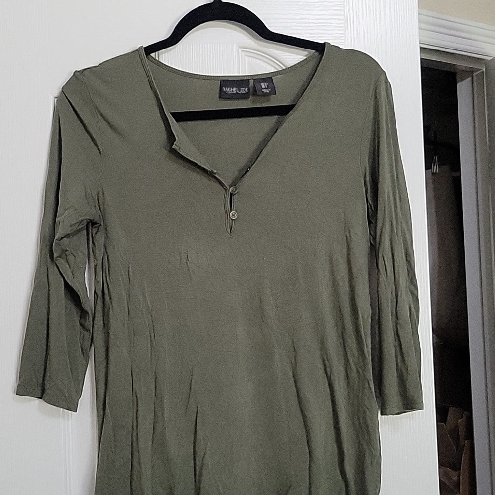 Rachel Zoe 3 quarter sleeve shirt Small